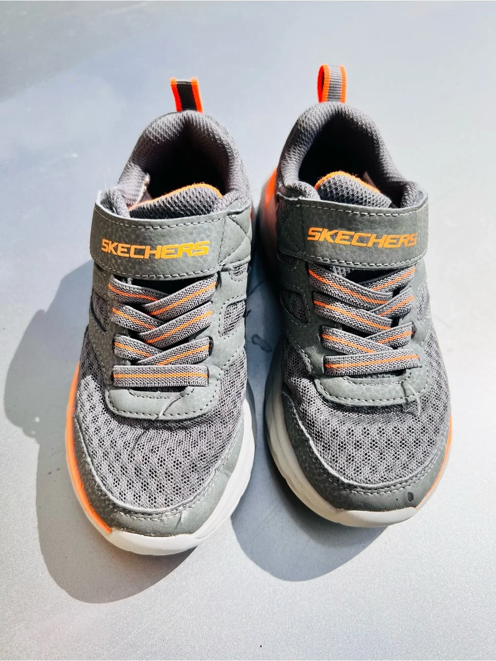 Toddler Boy Skechers Boundless Sneaker Coal Orange size 11